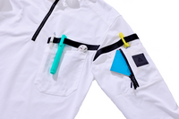 24S103 エア・エスケープ長袖ジップアップシャツ