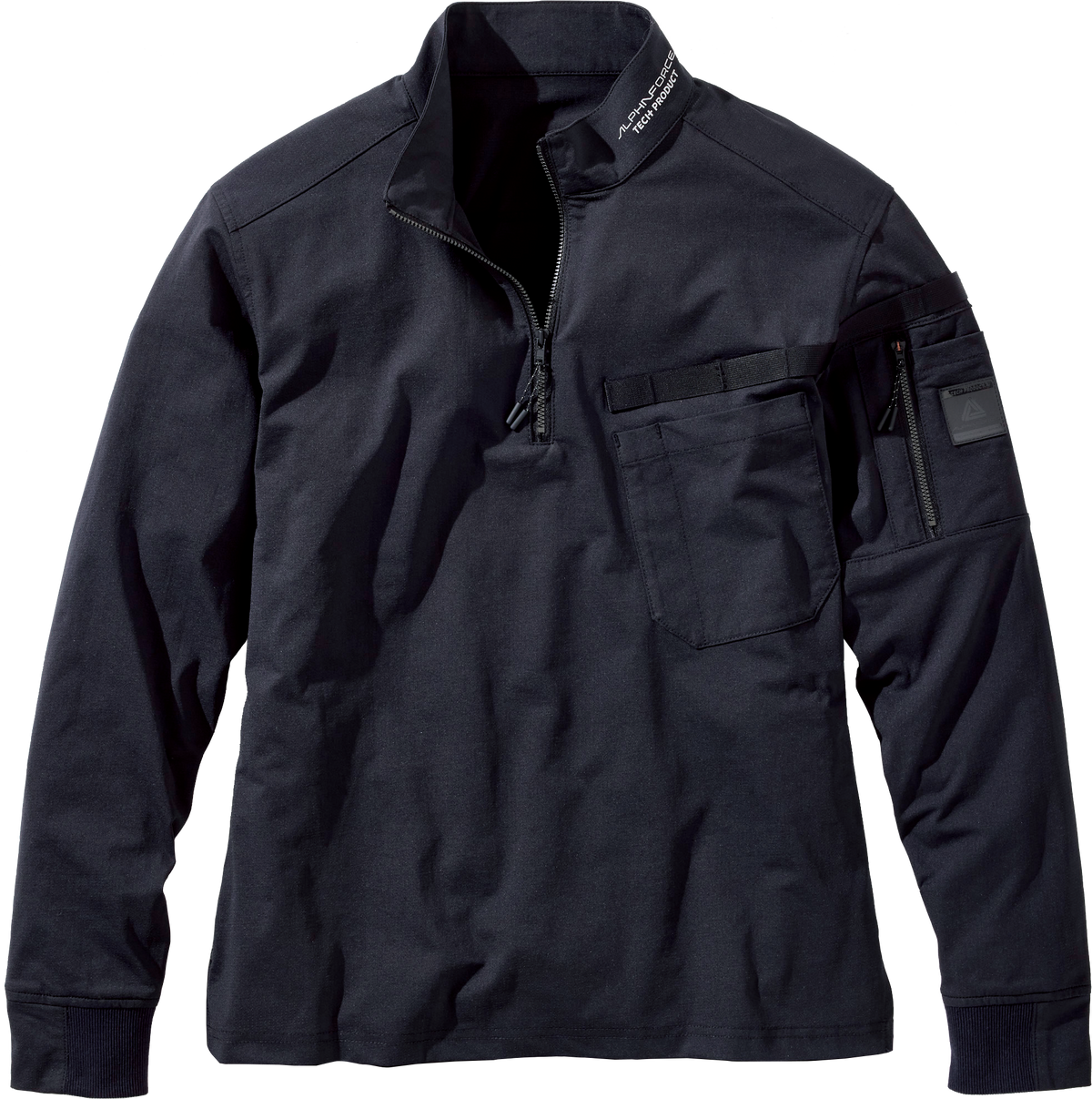 24S103 エア・エスケープ長袖ジップアップシャツ