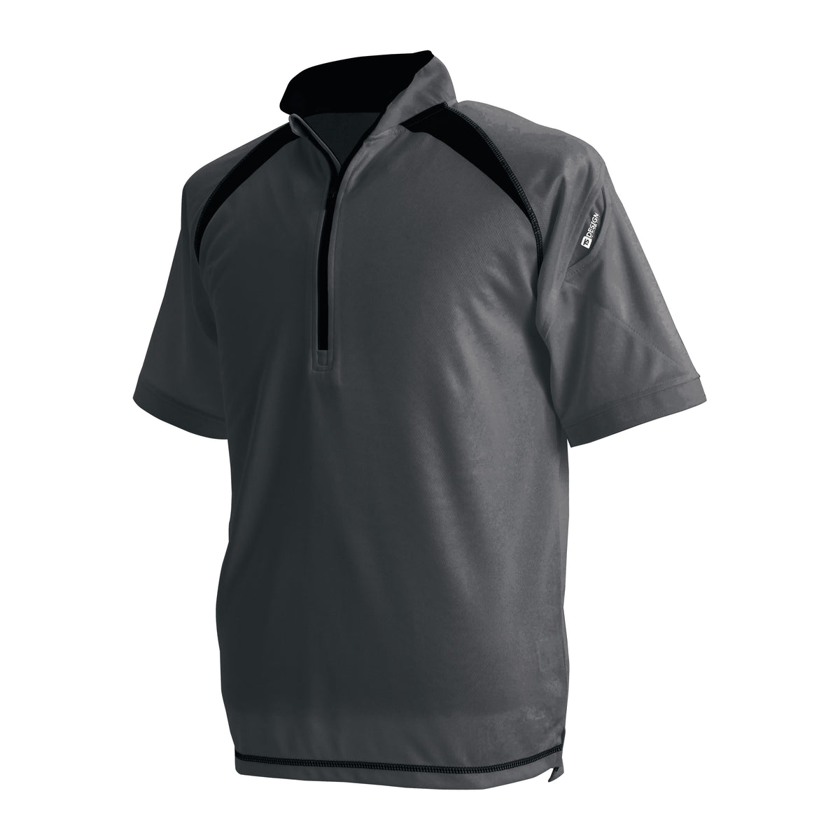 3015 ショートスリーブハーフジップ