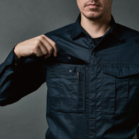 3605 ハイブリッドコットンライトシャツ