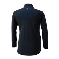 4235 ラミネートロングスリーブジップシャツ