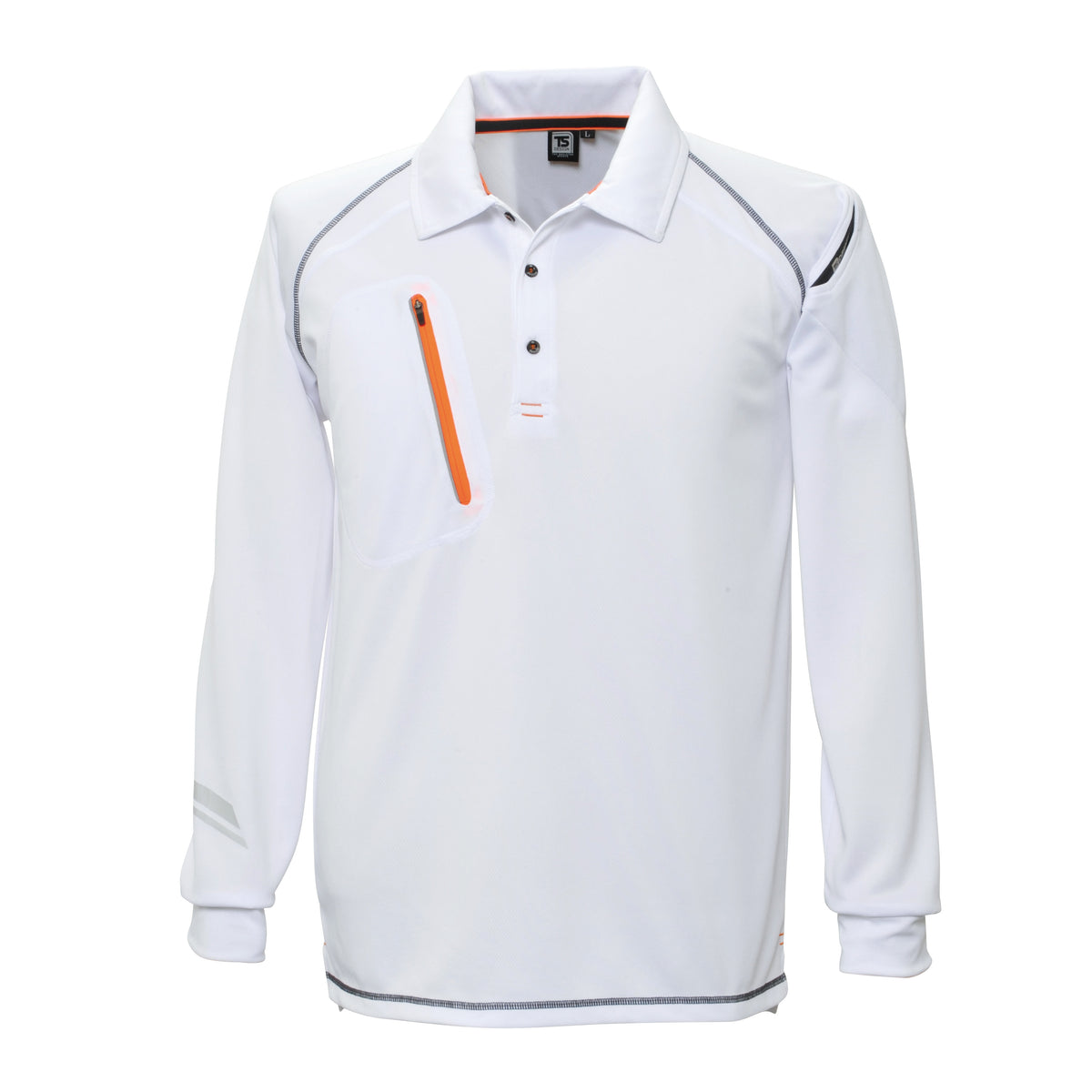 5075 FLASH長袖ポロシャツ