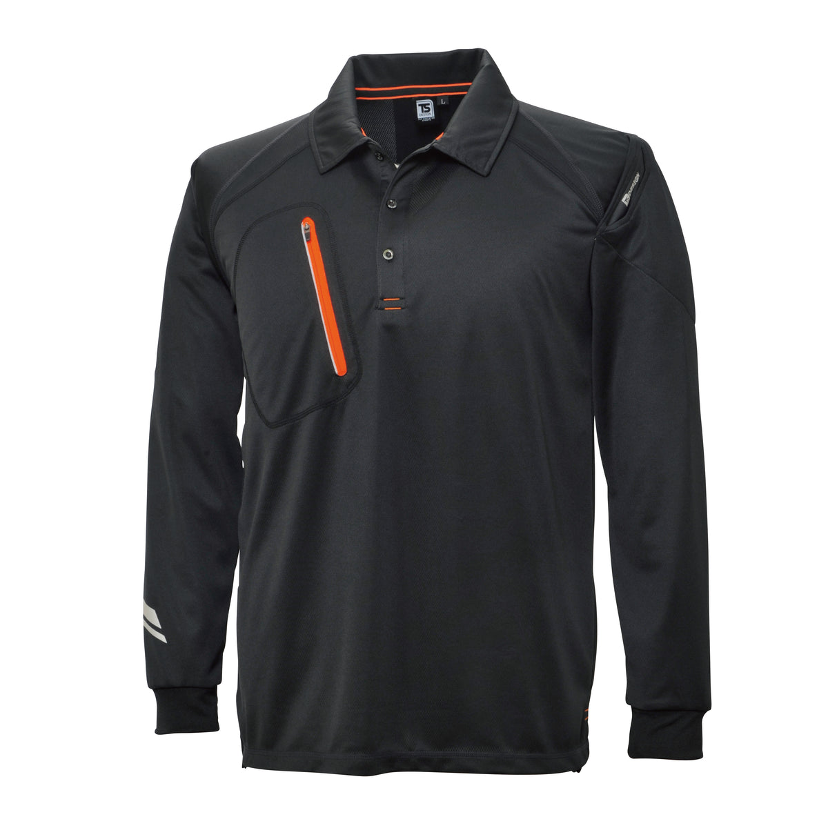 5075 FLASH長袖ポロシャツ