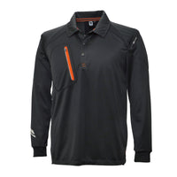 5075 FLASH長袖ポロシャツ