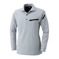 5105 ワークニットロングポロシャツ