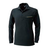 5105 ワークニットロングポロシャツ