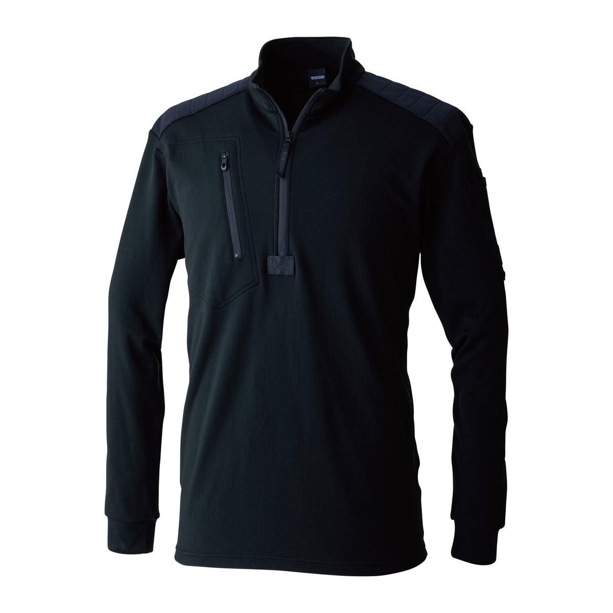 5531 ニッカーズドライワッフルハーフジップ