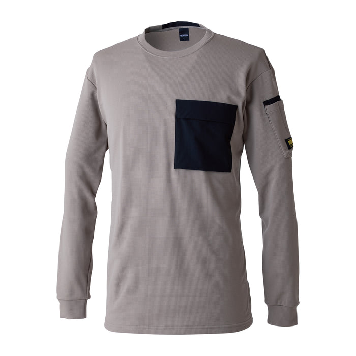 55353 ニッカーズ ドライワッフルロングスリーブTシャツ