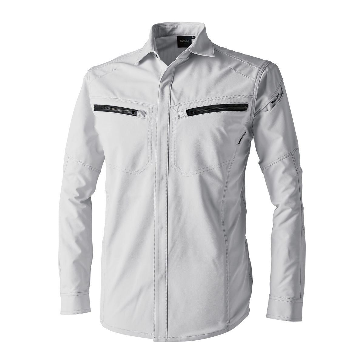 5605 TSエコダブルライトクロスロングスリーブシャツ