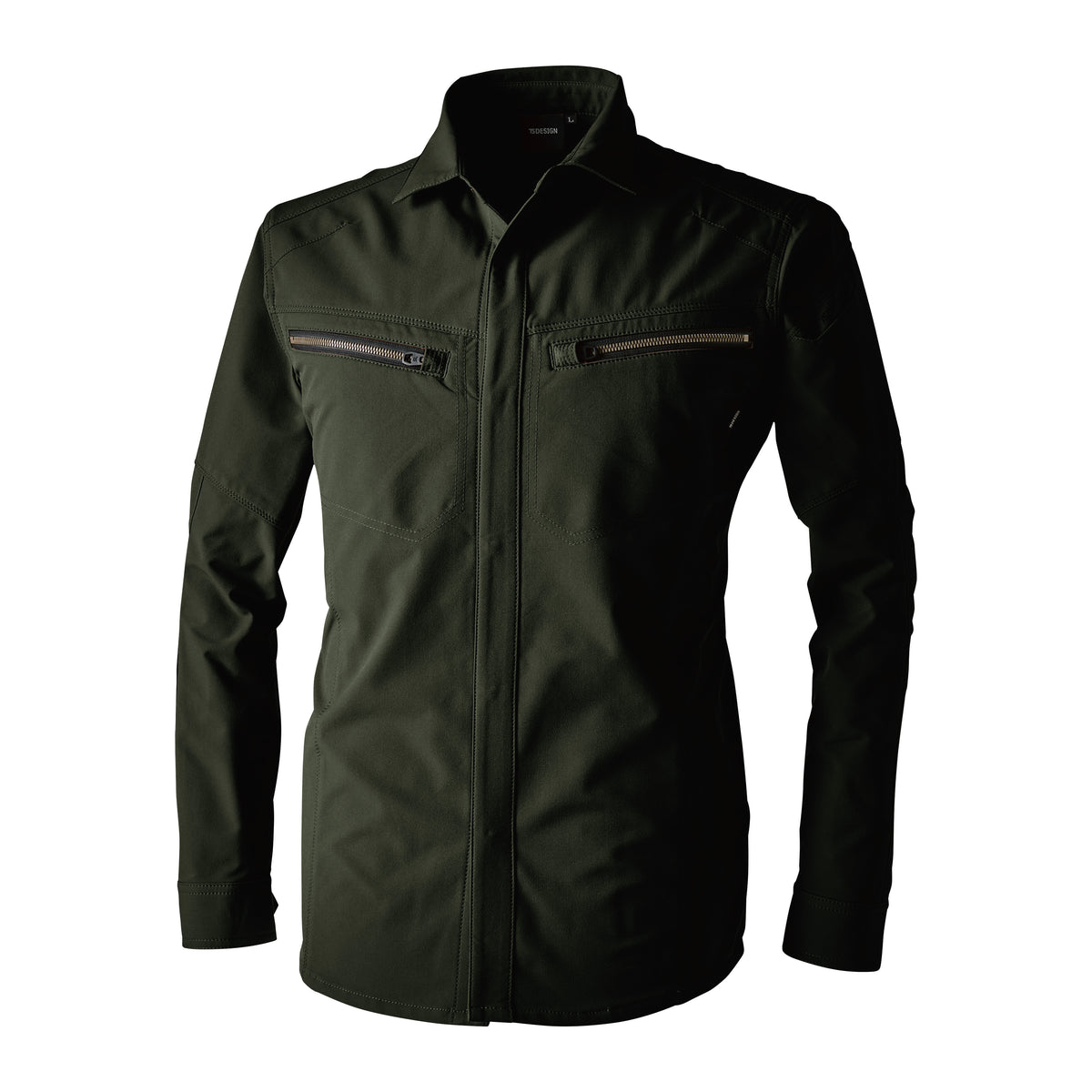 5605 TSエコダブルライトクロスロングスリーブシャツ