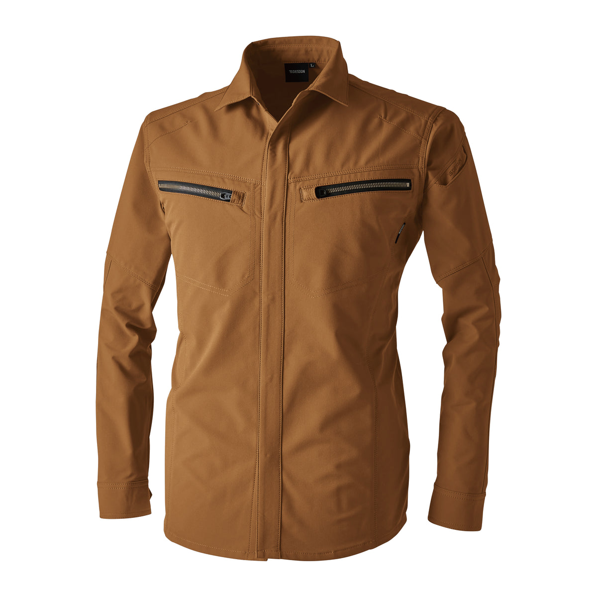 5605 TSエコダブルライトクロスロングスリーブシャツ