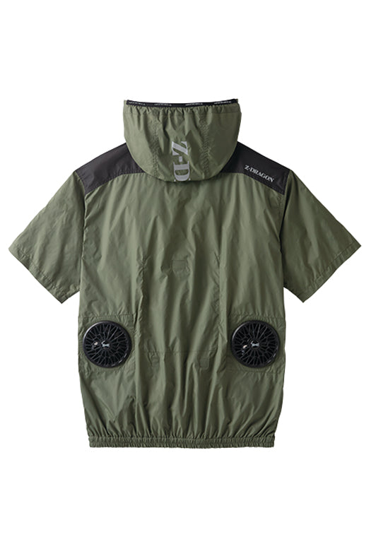 74260 空調服®半袖ブルゾン(フード付)