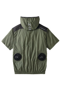 74260 空調服®半袖ブルゾン(フード付)