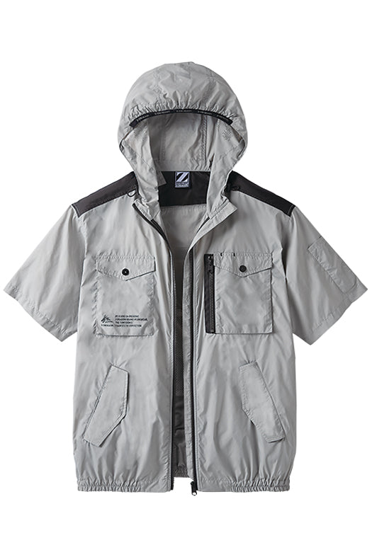 74260 空調服®半袖ブルゾン(フード付)