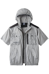 74260 空調服®半袖ブルゾン(フード付)