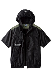 74260 空調服®半袖ブルゾン(フード付)