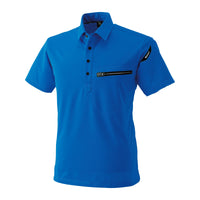 81355 ESワークニットショートポロシャツ