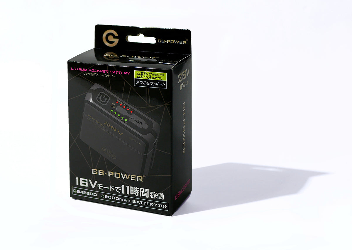 GB428PD×GF1 28VバッテリーPRO MAXファンセット