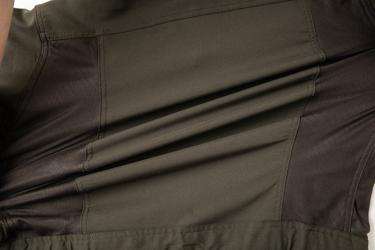 GE-445 ダブルメッシュ・ストレッチ半袖ツナギ