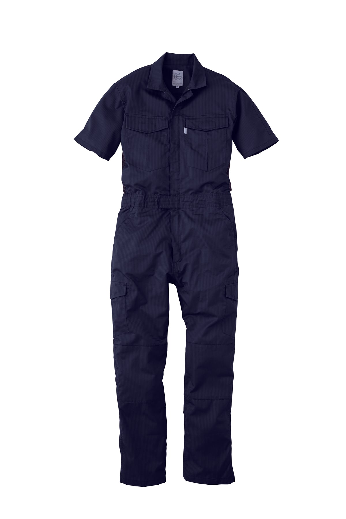 GE-525 シャドーストライプ・サマー半袖ツナギ