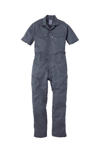 GE-525 シャドーストライプ・サマー半袖ツナギ