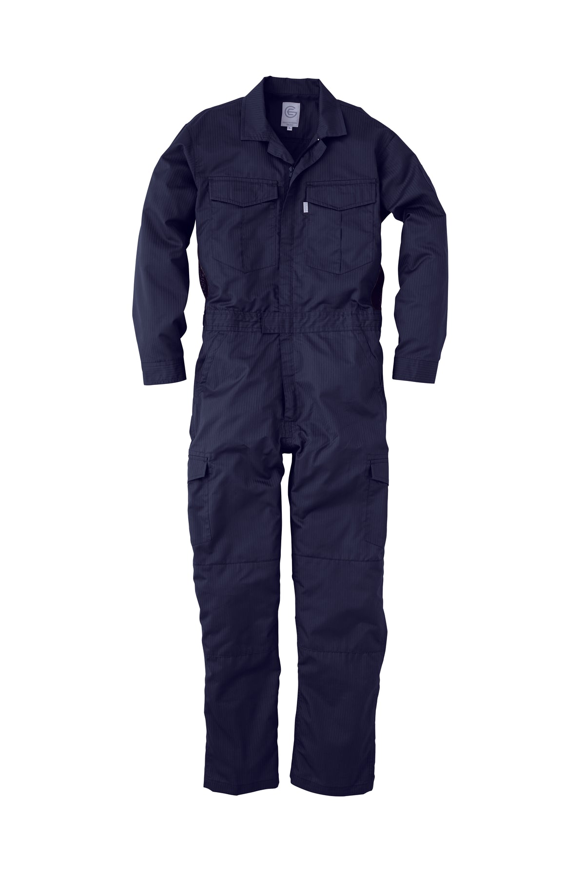 GE-527 シャドーストライプ・サマー長袖ツナギ