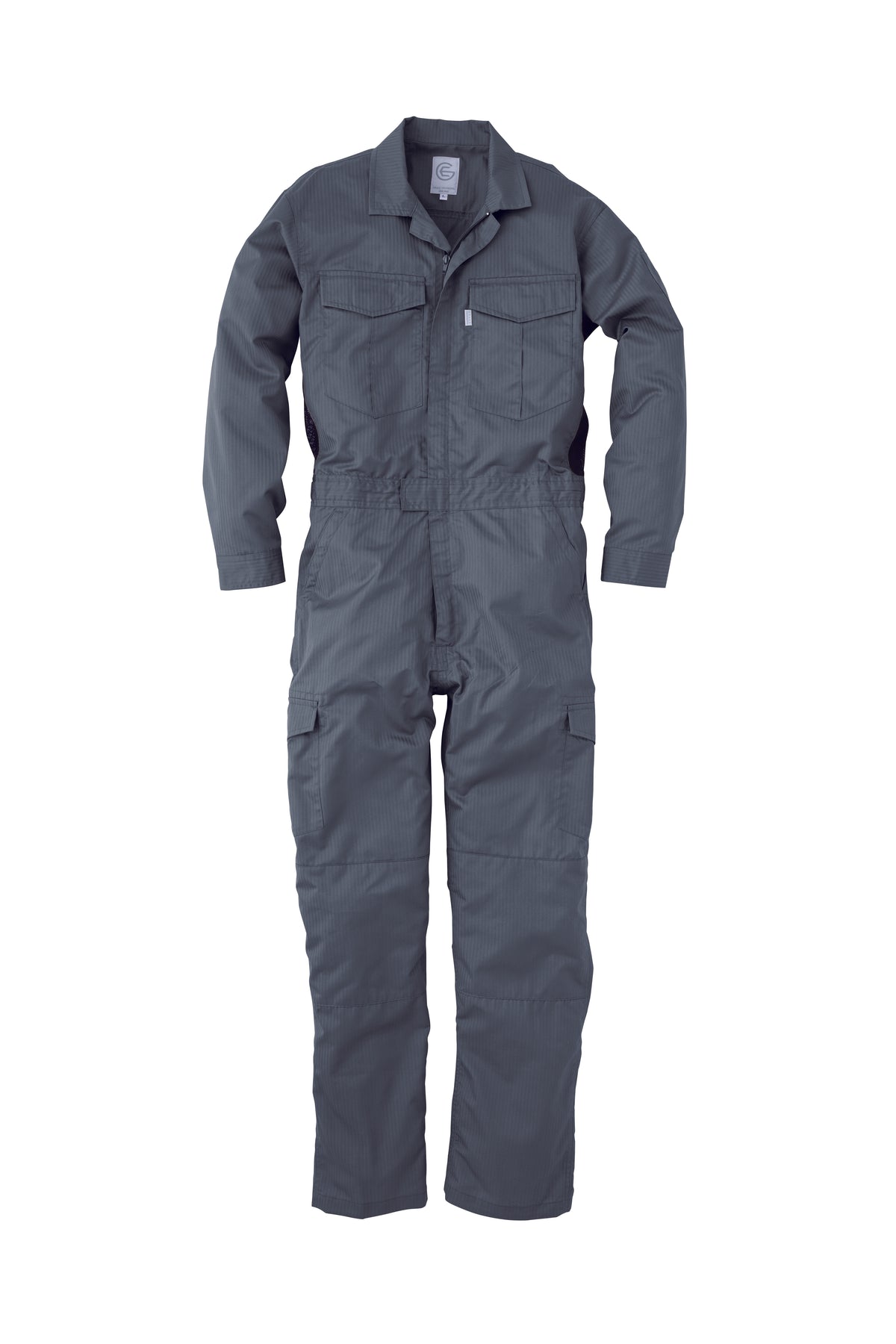 GE-527 シャドーストライプ・サマー長袖ツナギ